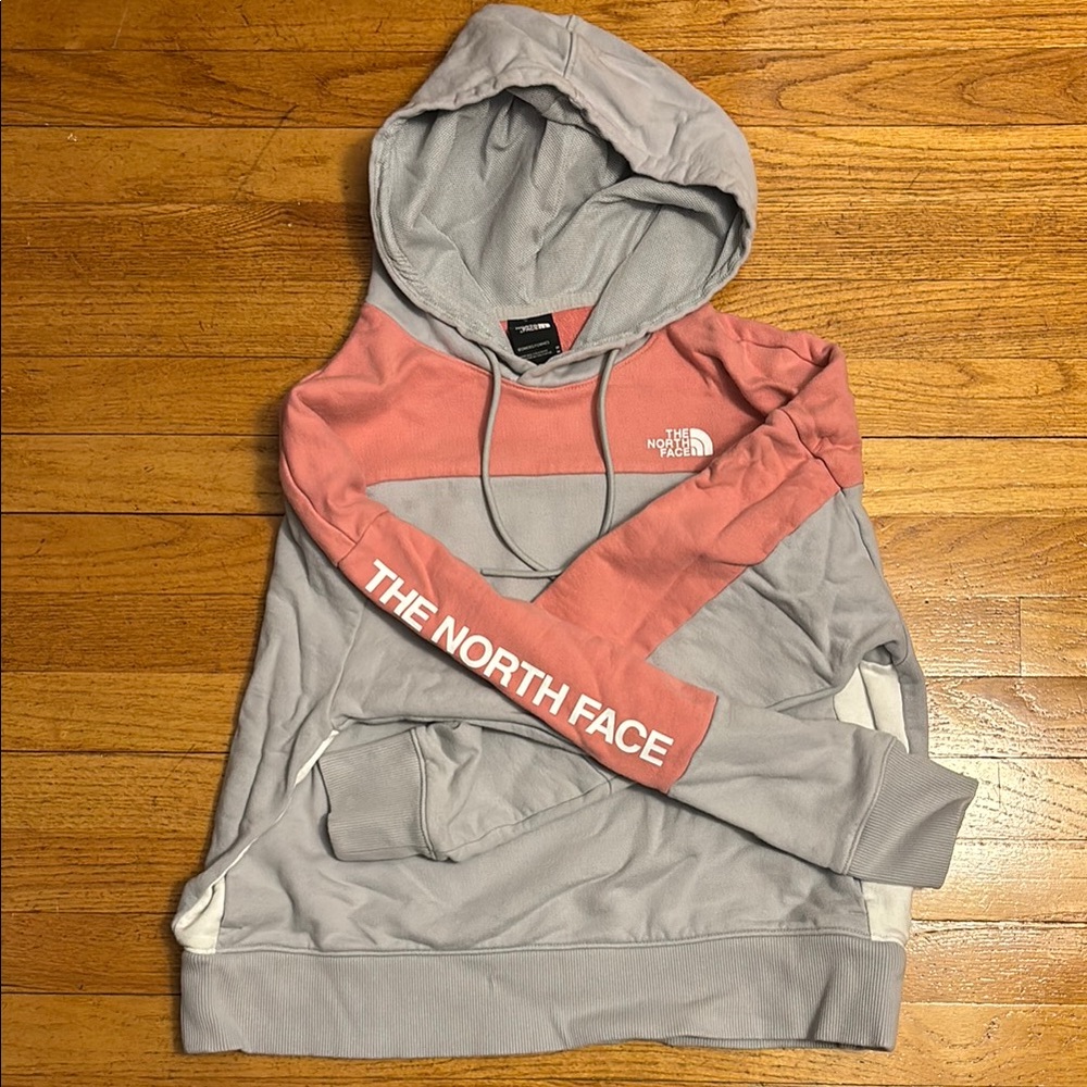 The North Face Pink and Gray Hoodie